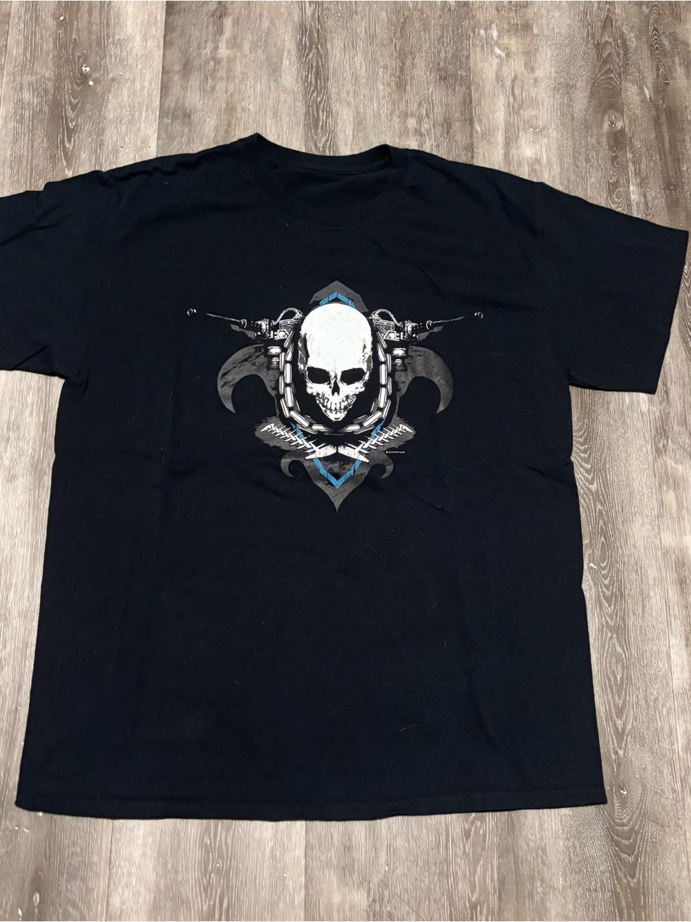 Men’s Gears Of War 4 Skull 2016 Microsoft Black T-Shirt Sz XL